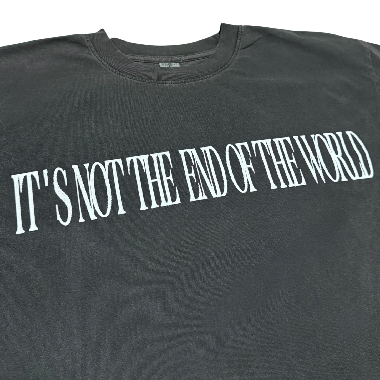 End Of The World T-Shirt Washed Black