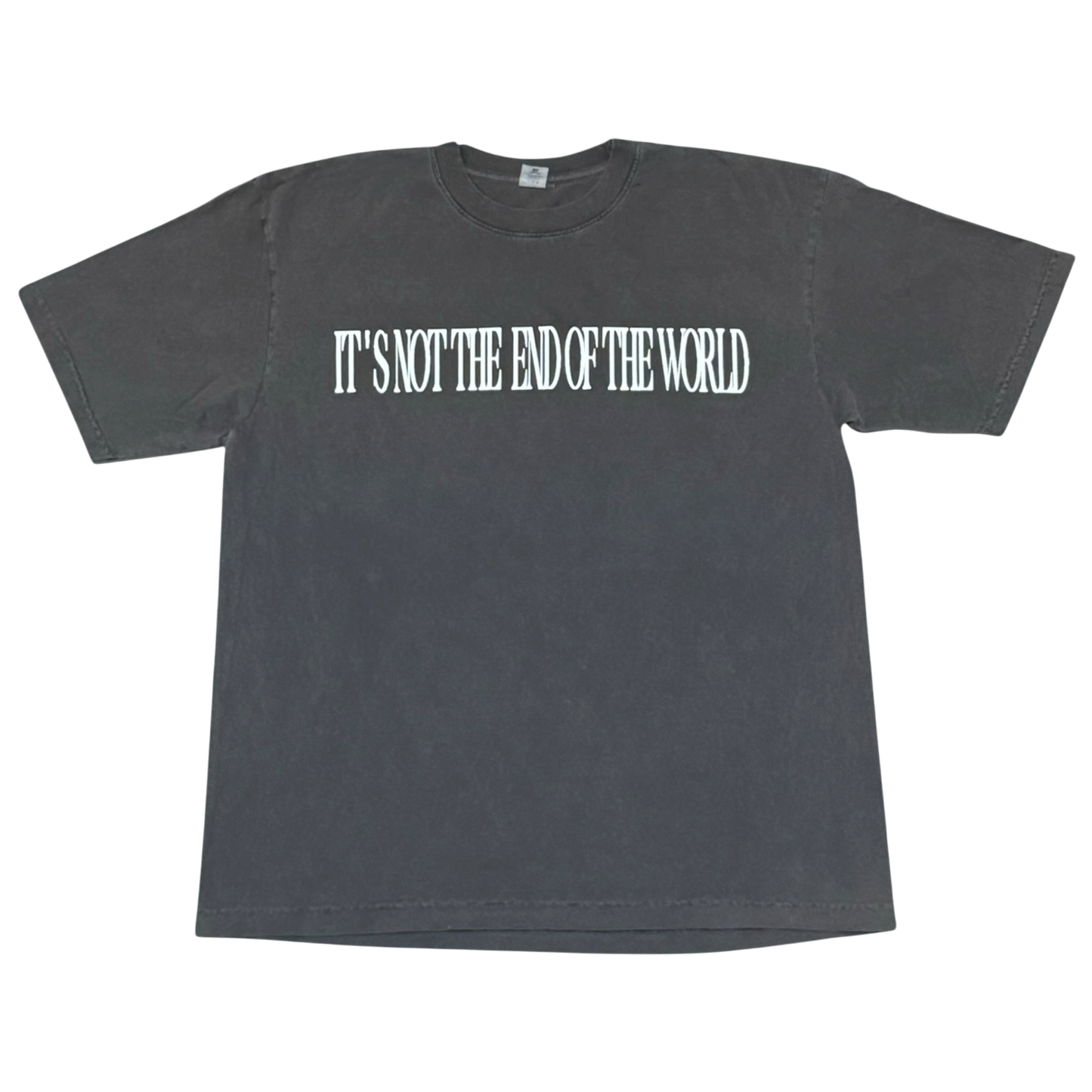 End Of The World T-Shirt Washed Black